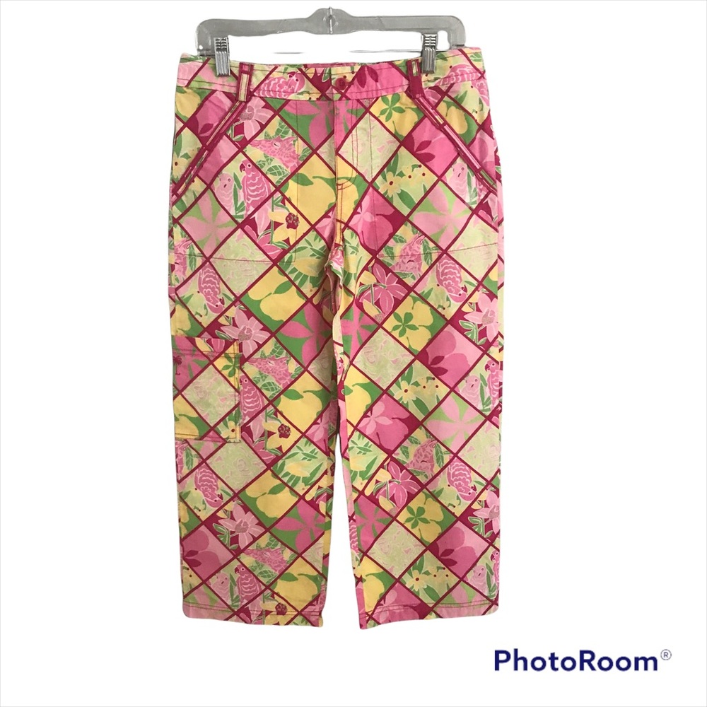 Lilly Pulitzer Ankle Pants,6, Vintage White Label